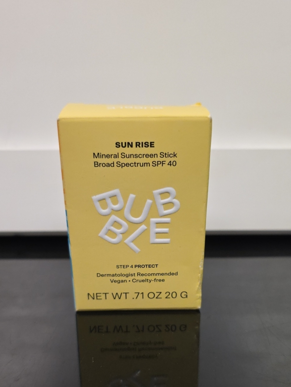 Bubble Skincare Sun Rise Mineral Sunscreen Stick SPF 40 NWT